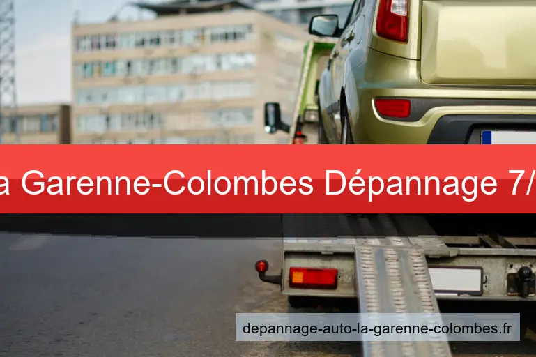 Dépannage et remorquage à La Garenne-Colombes